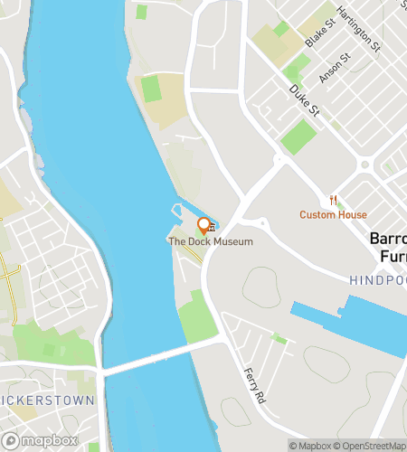 Map of scavenger hunt walking tour for Barrow Wonderland