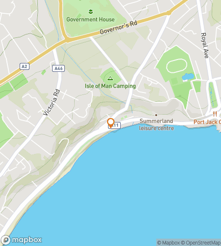 Map of scavenger hunt walking tour for East Onchan Odyssey