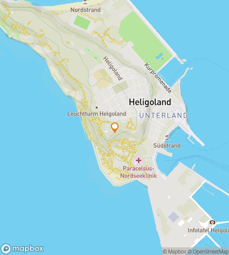 Map of scavenger hunt walking tour for The Red Rock of the North Sea: Discover Heligoland