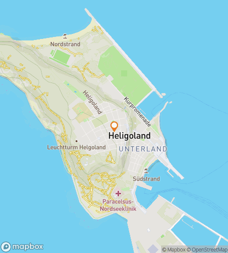 Map of scavenger hunt walking tour for The Red Rock of the North Sea: Discover Heligoland