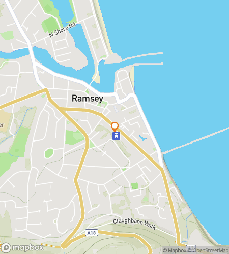 Map of scavenger hunt walking tour for Ramsey Riddles & Revels Hunt