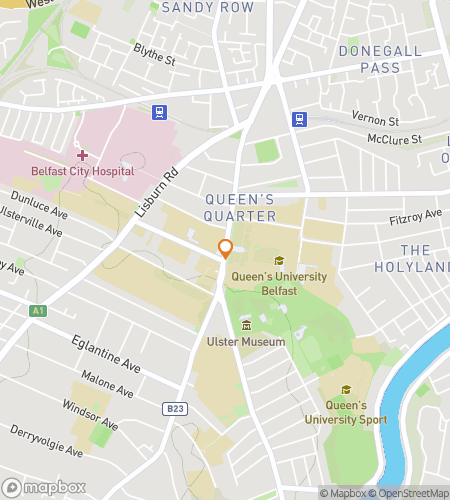 Hartă pentru turul pe jos de vânătoare de comori pentru The Lanyon Challenge