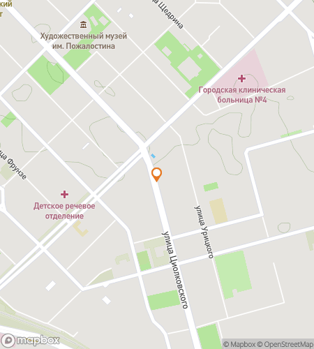 Kaart van de scavenger hunt wandeltocht voor Waar Gedachte Humor Ontmoet&colon; Ryazan