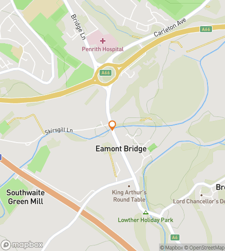 Eamont Bridge Scavenger Hunt: Over Troubled Clues, Crossing the Eamont Bridge Quest ウォーキングツアーマップ

