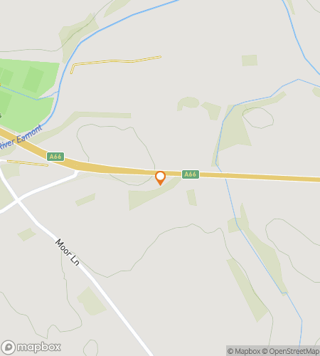 Map of scavenger hunt walking tour for Over Troubled Clues: Crossing the Eamont Bridge Quest

