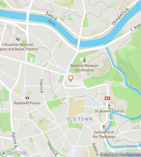 Map of scavenger hunt walking tour for Downtown Rasos Riddle Run