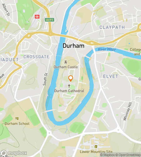 Χάρτης περιήγησης με τα πόδια για το Κυνήγι Θησαυρού Ανακαλύπτοντας την Αρχαία Ιστορία του Durham