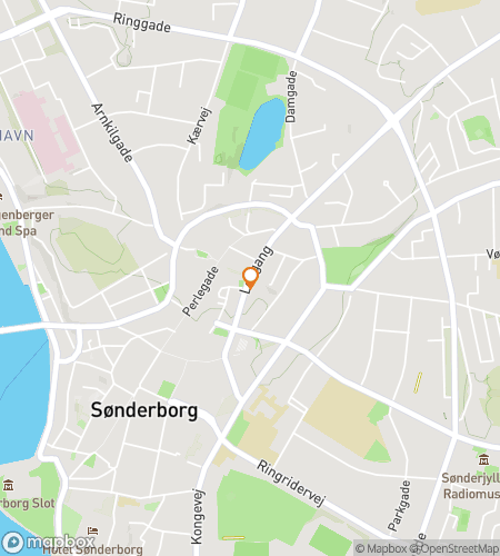 Map of scavenger hunt walking tour for Historic Horizons: A Sønderborg Hunt
