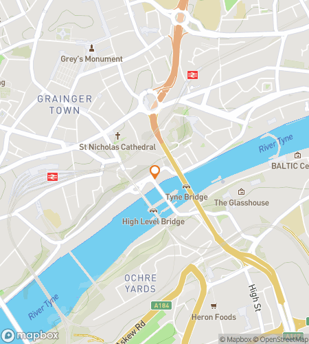 व्हिस्पर्स ऑफ द टाइन के लिए स्कैवेंजर हंट वॉकिंग टूर का नक्शा