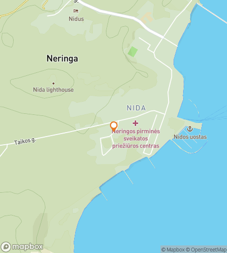 Map of scavenger hunt walking tour for Nida little vacation? The Great Nida Hunt