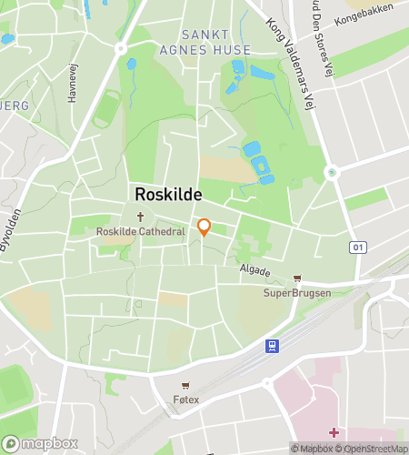 Karte der Schnitzeljagd-Wandertour für Wikinger & Stimmen: Die Roskilde-Quest