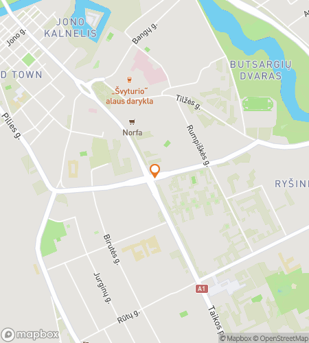 Map of scavenger hunt walking tour for Dane River Dock-to-Clock Dash