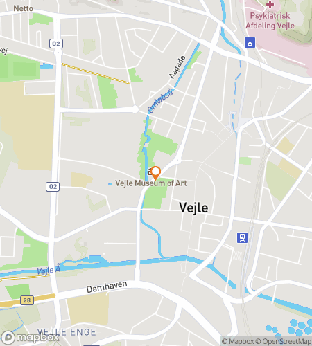 Map of scavenger hunt walking tour for The Fjord Frontier: The Vejle Adventure