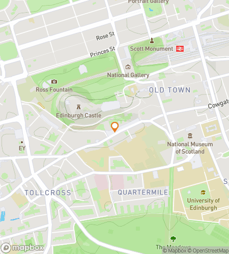 Χάρτης περιήγησης με τα πόδια για κυνήγι θησαυρού για μια Υπέροχη Περιπέτεια στο Εδιμβούργο