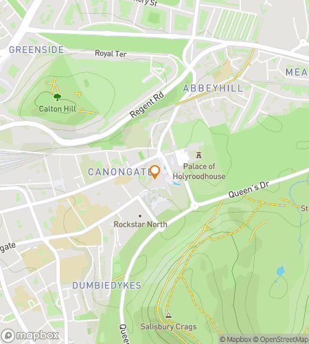 Map of scavenger hunt walking tour for A Fairy Tale Capital