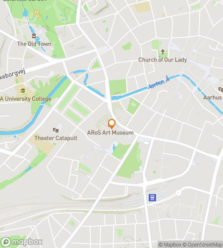 Map of scavenger hunt walking tour for  Arhus Scavenger Hunt