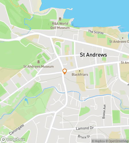 Map of scavenger hunt walking tour for Mysteries by the North Sea