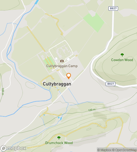 Map of scavenger hunt walking tour for Village Voices & Hidden Comrie Trails