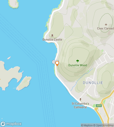 מפת סיור הליכה של חיפוש אוצרות להרפתקת אובן