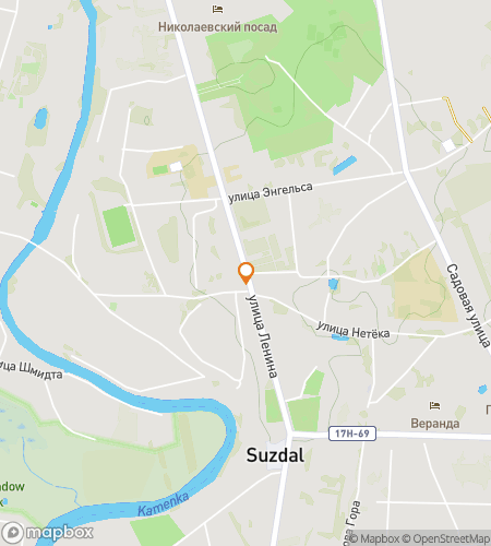 Map of scavenger hunt walking tour for From Monks to Markets: The Suzdal Adventure