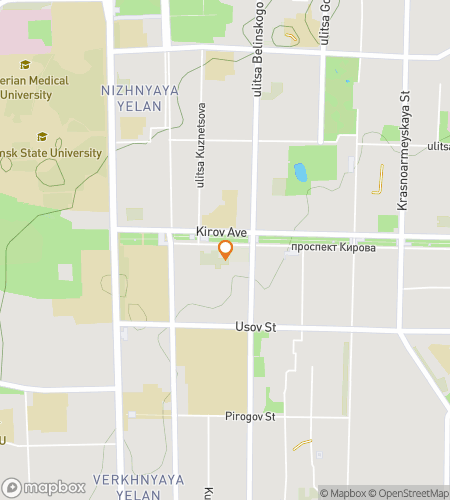 Mapa do tour a p&eacute; de ca&ccedil;a ao tesouro para a Miss&atilde;o Reflex&otilde;es C&iacute;vicas de Tomsk