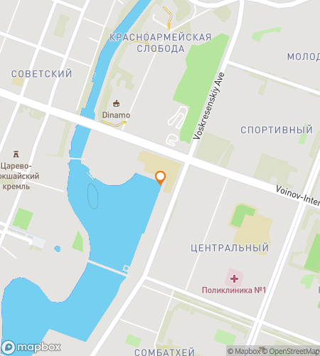 Karta över skattjakt vandringstur för Från Palats till Promenader: Äventyret i Yoshkar-Ola