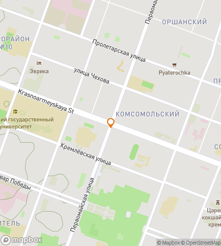 Map of scavenger hunt walking tour for From Palaces to Promenades: The Yoshkar-Ola Adventure