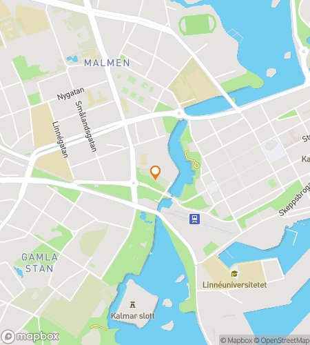Map of scavenger hunt walking tour for Keys of Kalmar: Cathedral & Castle Clue Trail