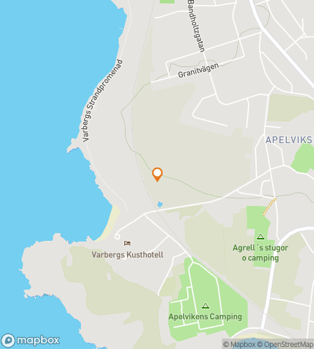 Karte der Schnitzeljagd-Wanderung für Festung & Schaum: Varberg Quest