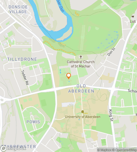 Térkép a "The Great Aberdeen Adventure" kincskereső sétaúthoz