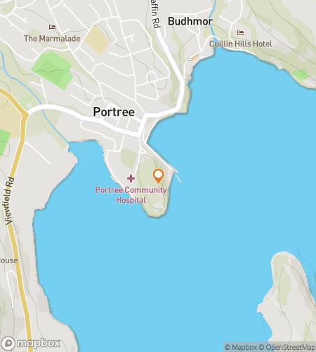 Map of scavenger hunt walking tour for Echoes of the Hebrides&colon; The Search for Portree&rsquo;s Ancient Stones