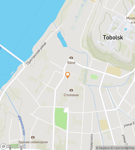 Kaart van de speurtocht wandeltocht voor Tobolsk aan de Rand van Siberi&euml; Speurtocht