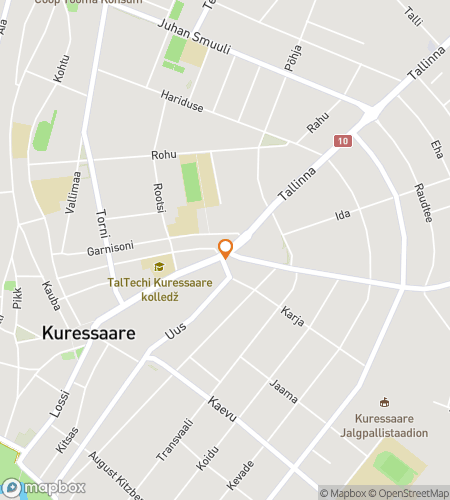 Map of scavenger hunt walking tour for Kuressaare	Scavenger Hunt