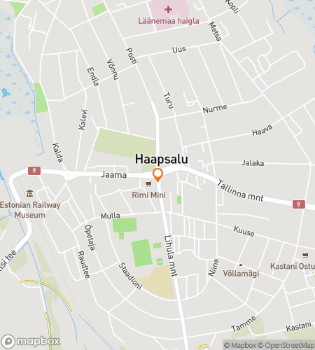 Map of scavenger hunt walking tour for Legends on the Lagoon: The Spirit of Haapsalu