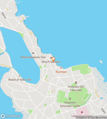 Legends on the Lagoon: The Spirit of Haapsalu के लिए स्कैवेंजर हंट वॉकिंग टूर का नक्शा