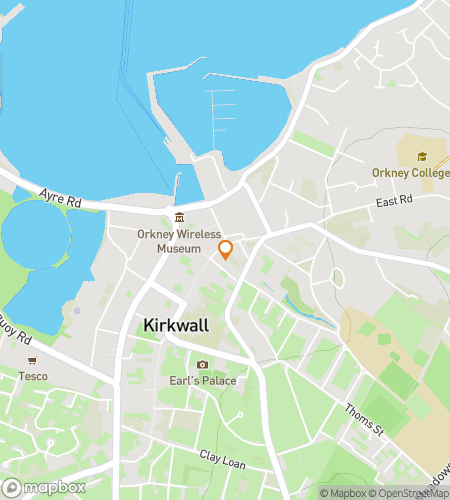 Map of scavenger hunt walking tour for Legends of the Isles: Tales of Kirkwall