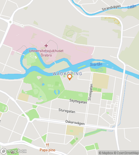 Map of scavenger hunt walking tour for Ö Yeah! The Örebro Castle Quest