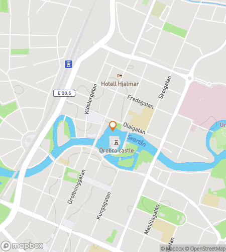 オレブロ・ディスカバリー・ハントのスカベンジャーハントウォーキングツアーマップ