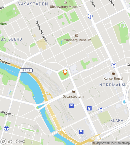 Map of scavenger hunt walking tour for Vasastan Vagabonds‘ Valiant Venture