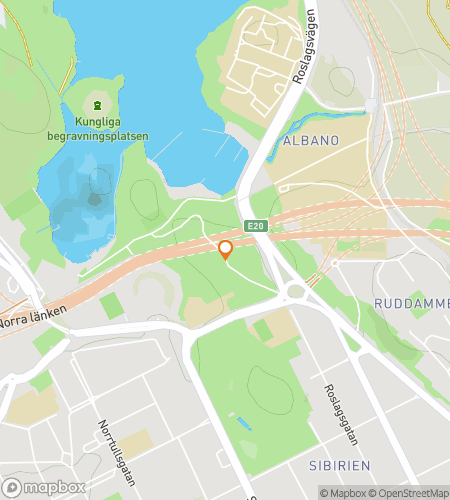 स्टॉकहोम यूनिवर्सिटी स्कैवेंजर हंट के लिए स्कैवेंजर हंट वॉकिंग टूर का नक्शा