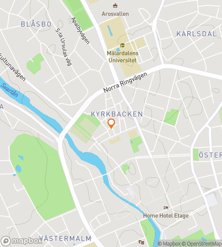 Karte der Schnitzeljagd-Walking-Tour für Weit und Neugierig: Die schwedische Västerås-Jagd