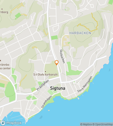 Map of scavenger hunt walking tour for Stora Gatan & Cinnamon Trails