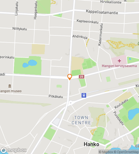 Map of scavenger hunt walking tour for Baltic Breezes: Secrets of Hanko