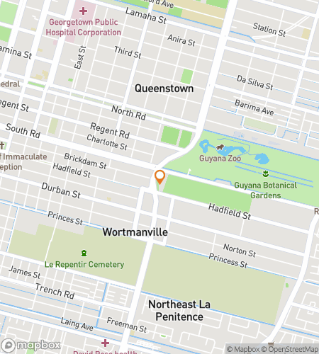 Map of scavenger hunt walking tour for Parliament & Palms Pursuit