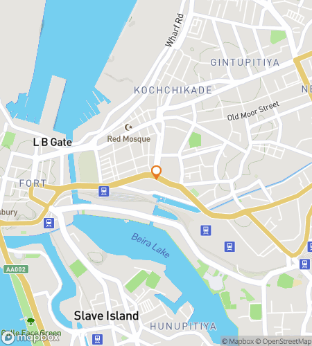 Map of scavenger hunt walking tour for Colombo and Seek: Unraveling Secrets by the Sea