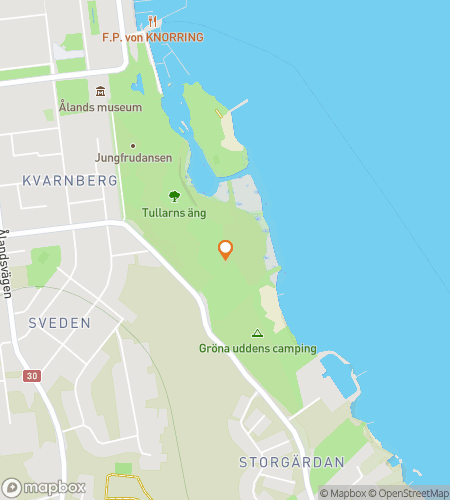 Mapa pěšího průzkumu pro "Sails & Silence: The Mariehamn Hunt"