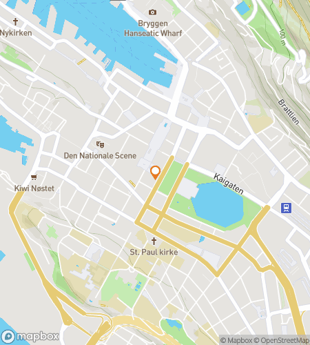 Map of scavenger hunt walking tour for Bergen It All: A Hunt Through History