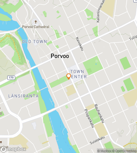 Map of scavenger hunt walking tour for Path through Porvoo: The Scenic Hunt