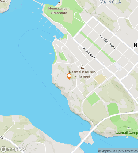 Mapa del recorrido a pie de b&uacute;squeda del tesoro para "Finn-ished Yet&quest; The Seaside Naantali Chase"