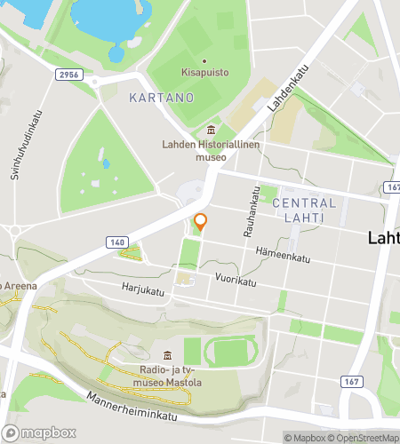 Karta över vandringsturen för Frozen Footsteps: Jakt genom Lahti